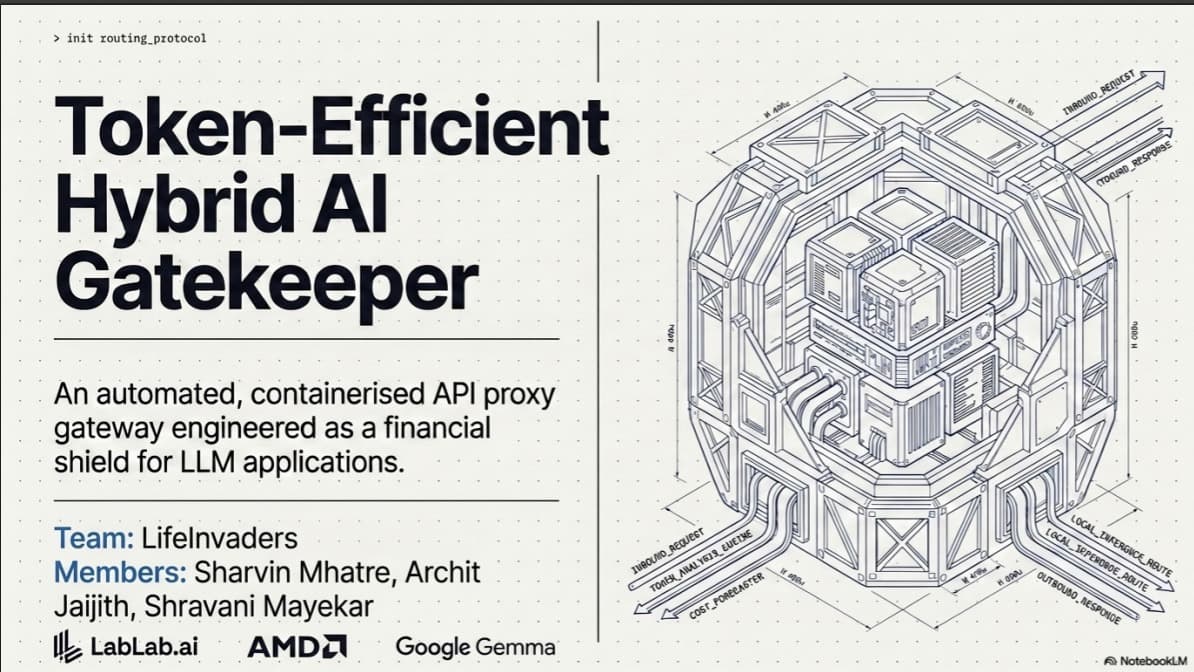 Token-Efficient Hybrid AI Gatekeeper