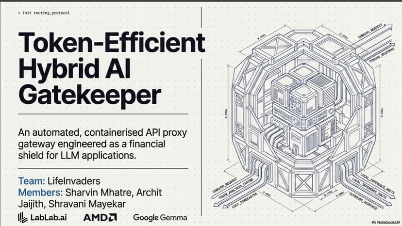 Token-Efficient Hybrid AI Gatekeeper