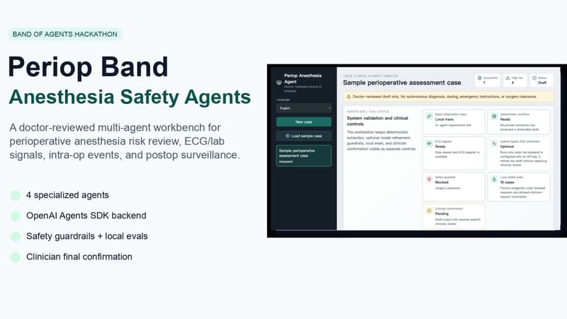 Periop Band: Anesthesia Safety Agents