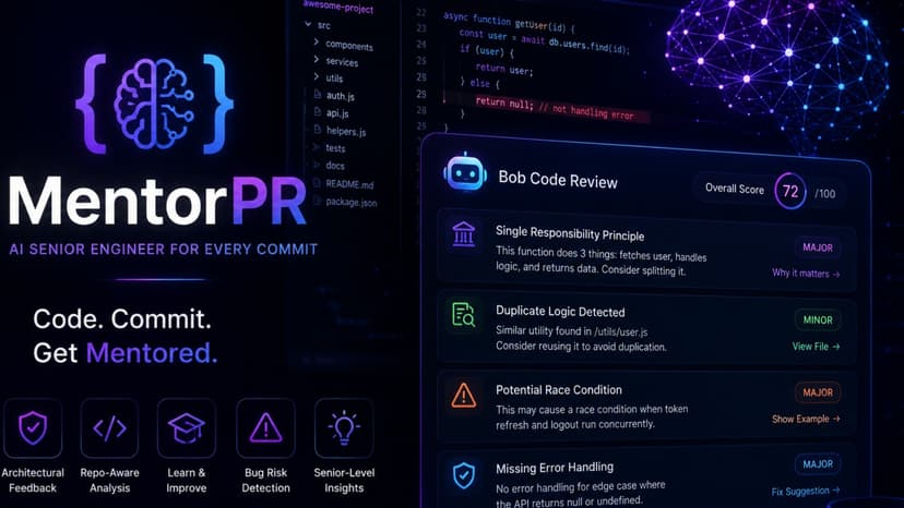 MentorPR — AI Senior Engineer for Every Commit