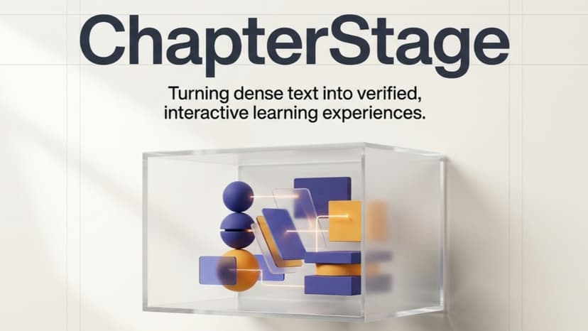 ChapterStage - Visual Learning Journey