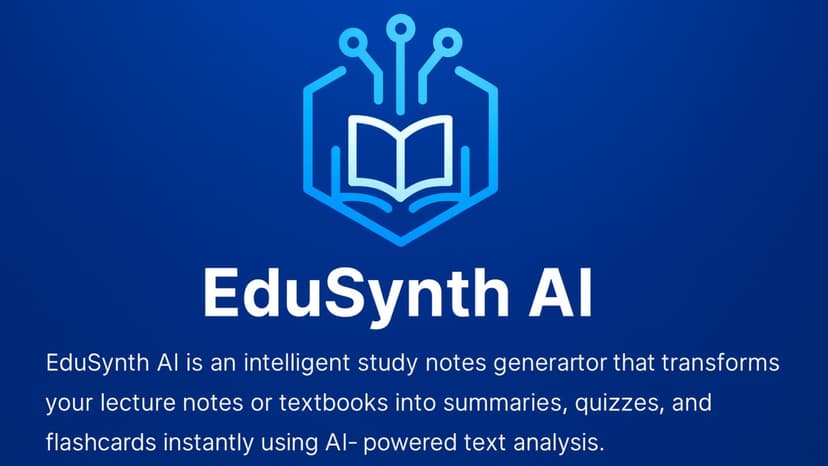 EduSynth AI Smart Study Notes Generator