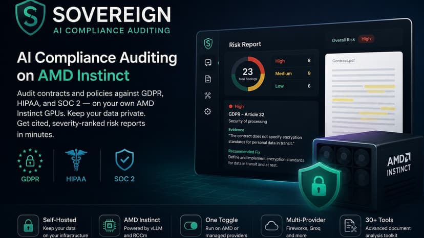 Sovereign — AI Compliance Auditing on AMD Instinct
