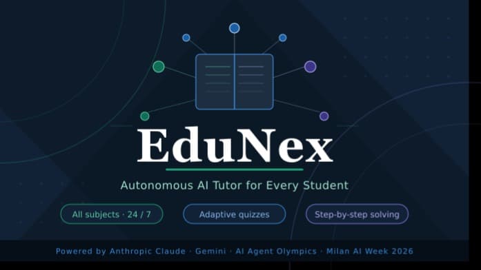 EduNex – Autonomous AI Tutor for Every Student