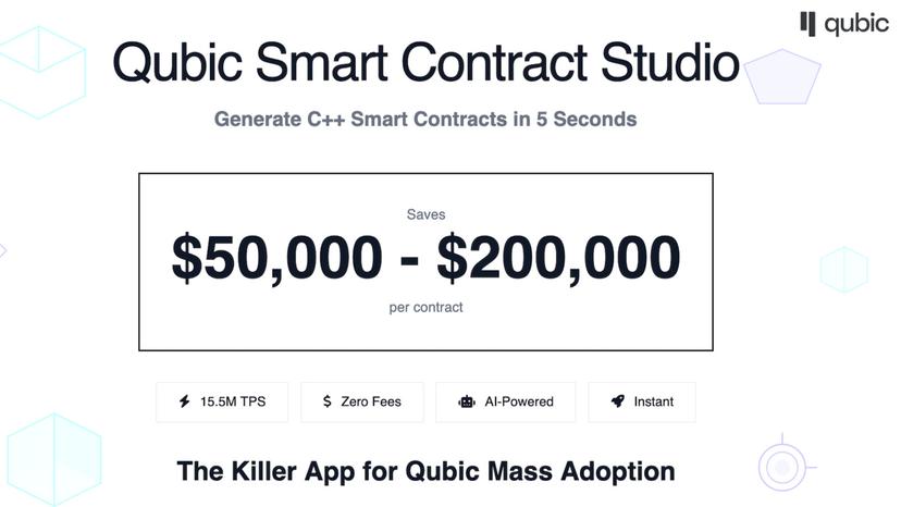 Qubic Smart Contract Studio