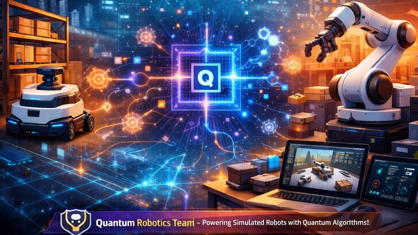 RoboDk based Quantum state simulator