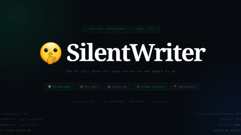 SilentWriter AI Architectural Guardian