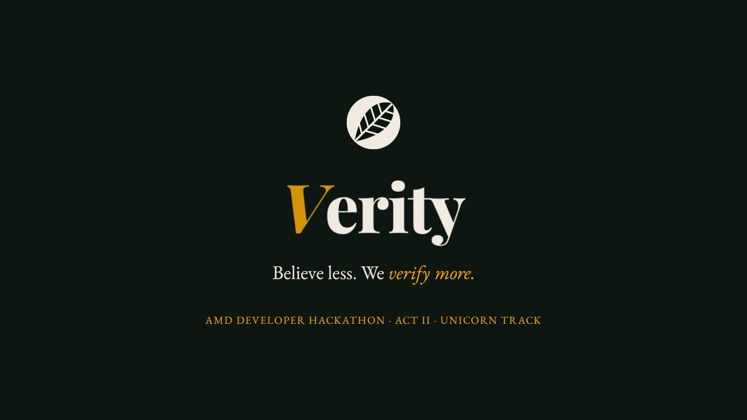 Verity — Fact-Checking for the Rest of Us