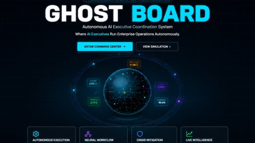 GHOST BOARD — Autonomous AI Command Center