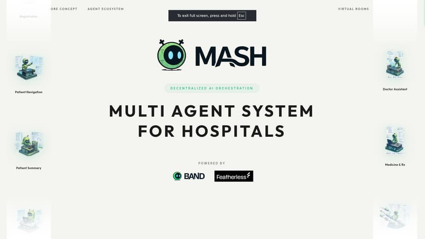 M.A.S.H: Multi Agent System for Hospitals