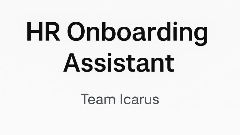 HR Onboarding Assistant