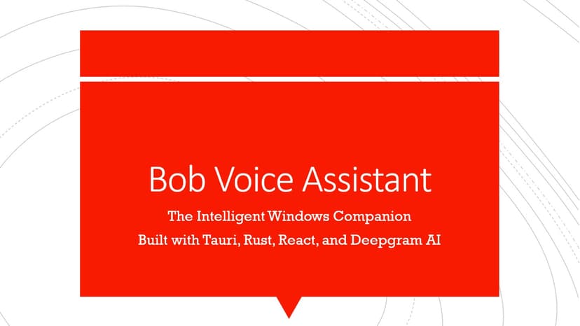 Bob Voice Assistant