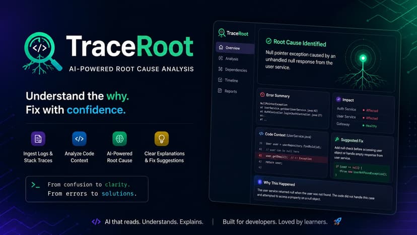 TraceRoot—AI-Powered Root Cause Analysis Assistant