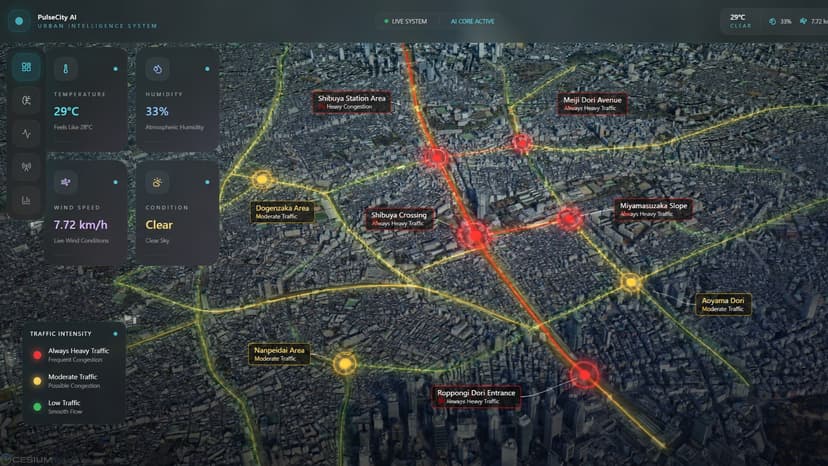PulseCity AI – Real-Time Urban Intelligence System