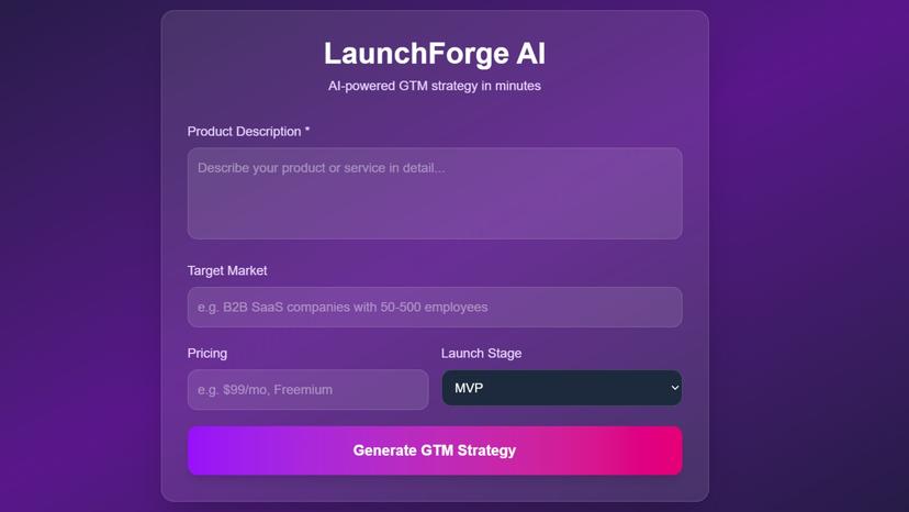 LaunchForge AI