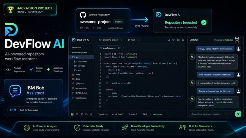 DevFlow AI: IBM Bob Repository Assistant