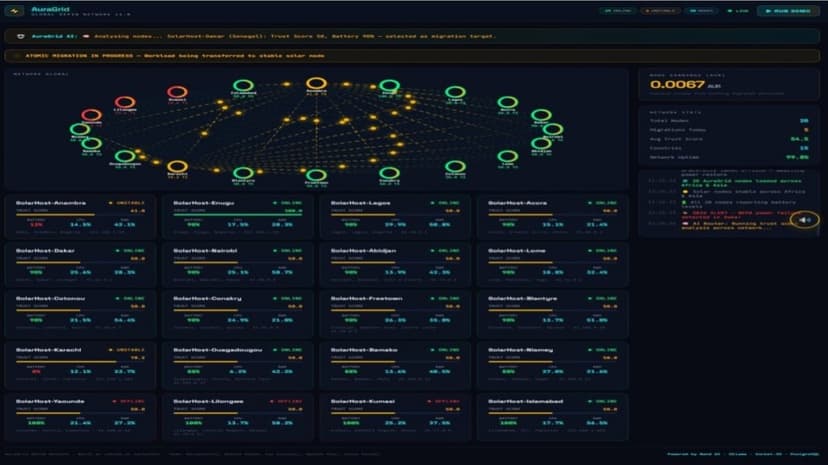 AuraGrid — AI-Powered DePIN Migration Network