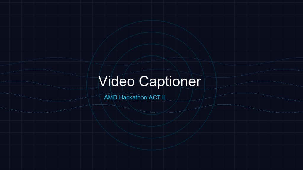 Video Captioner