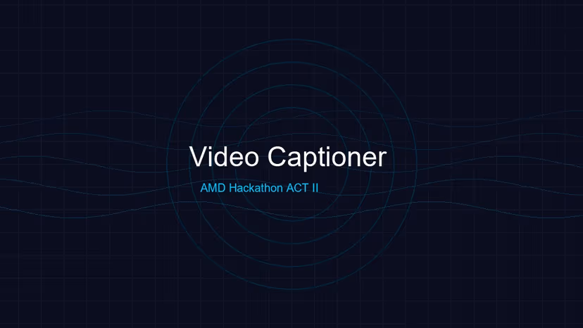 Video Captioner