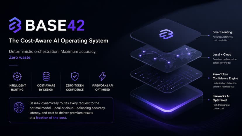 Base42: The Cost-Aware AI Operating System