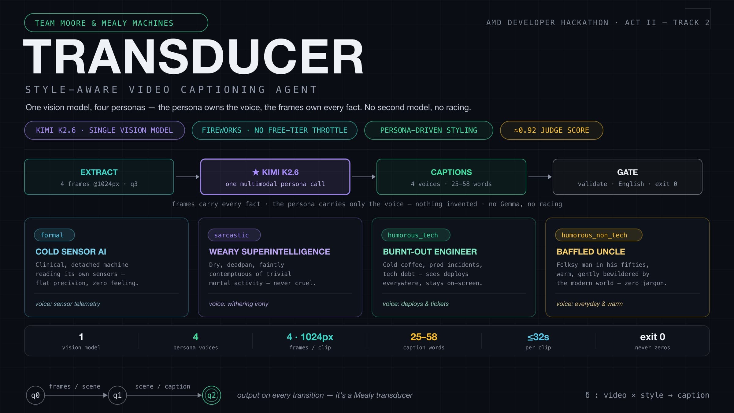 TRANSDUCER - Style-Aware Video Captioning-Agent