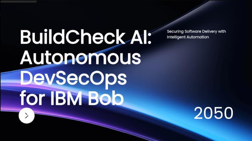BuildCheck AI: Autonomous DevSecOps Agent