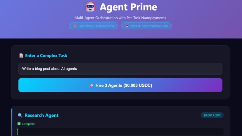 Agent Prime Multi-Agent AI Commerce