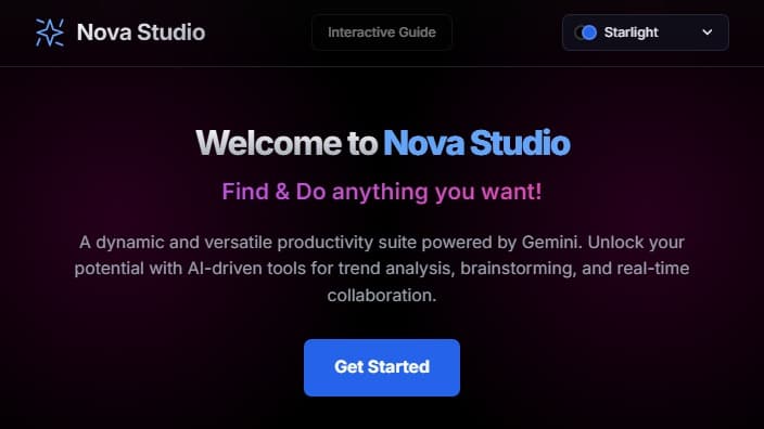 Nova Studio AI-Powered Productivity Suite