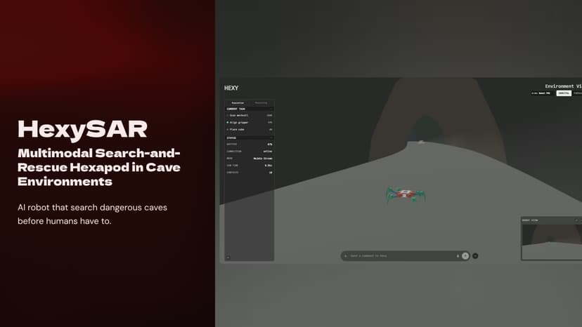 HexySAR: an AI-powered hexapod for SAR missions
