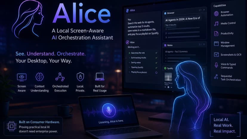 Alice: A Minimal Interface for Maximum Control