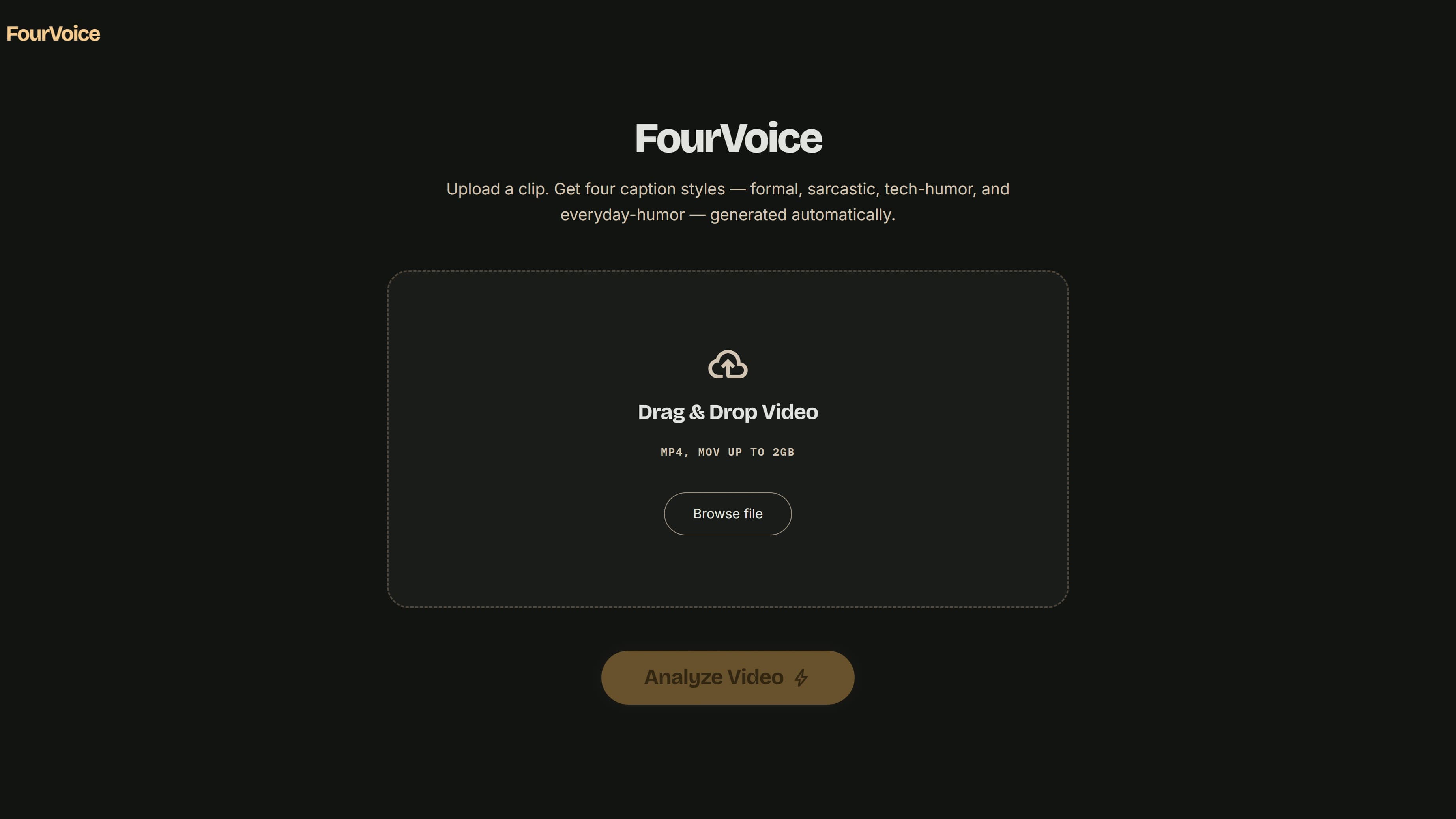 FourVoice Captioner