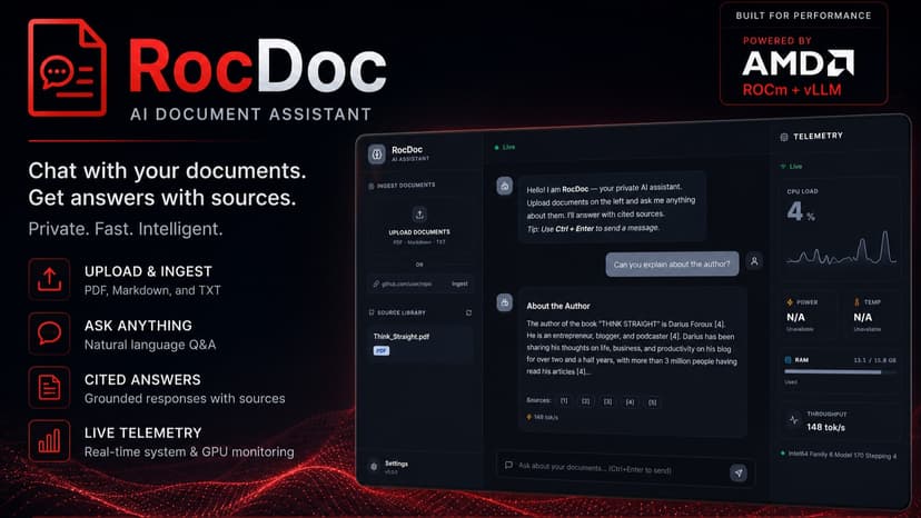 RocDoc AI-Powered Document Intelligence Assistant
