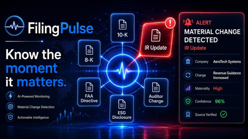 Filing Pulse - Know the Moment It Matters