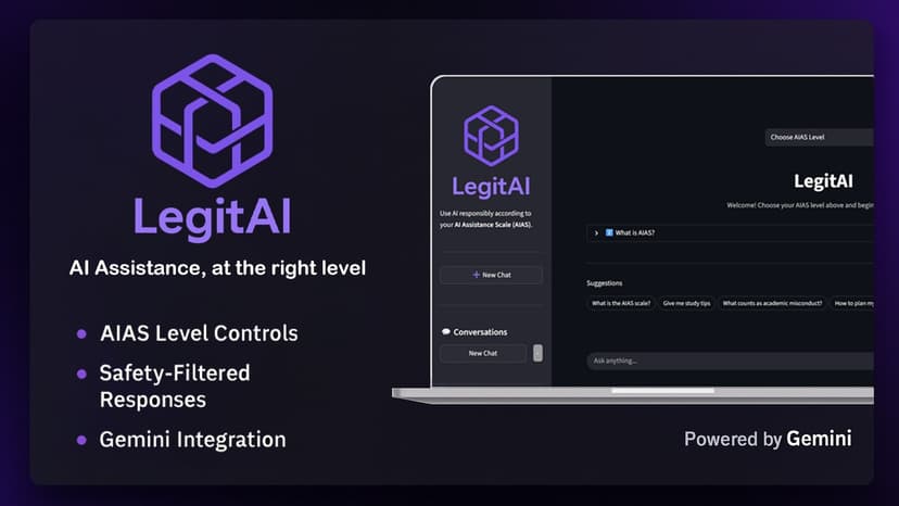 LegitAI - AI Assistance at the right level