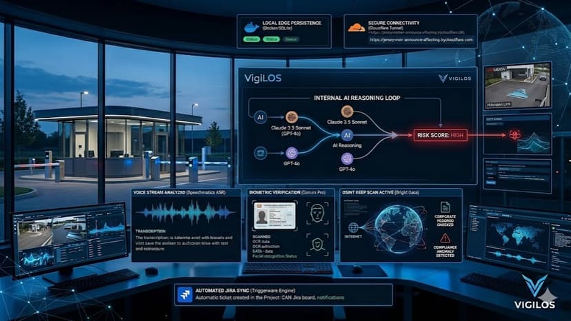 VigilOS: Autonomous AI Edge Security Ecosystem