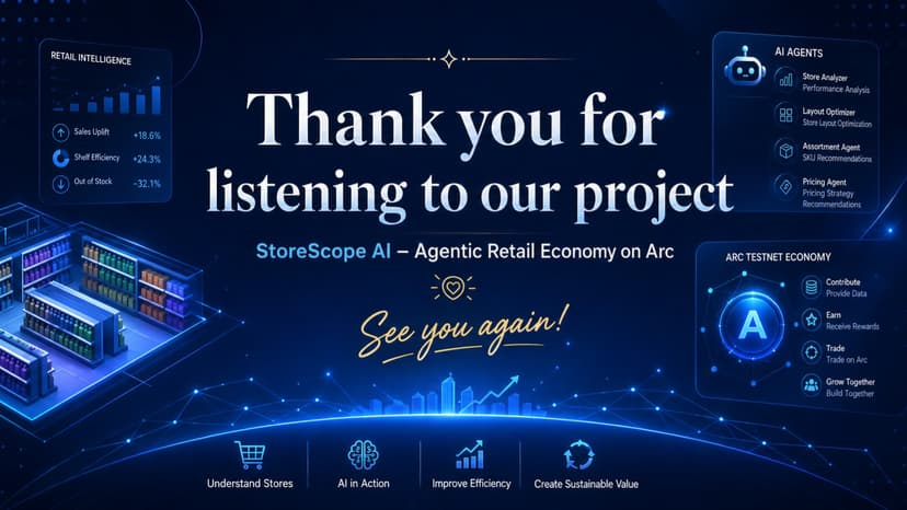 StoreScope AI – Agentic Retail Economy on Arc