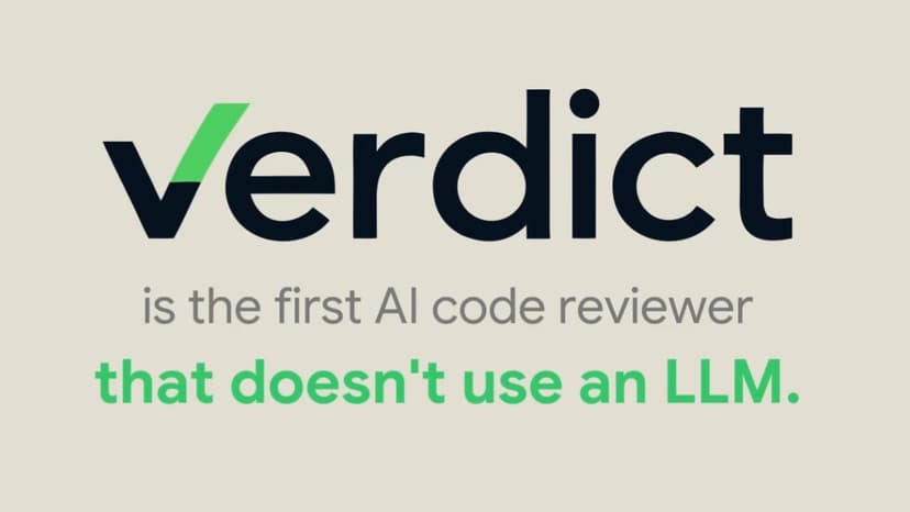 Verdict: 1st code reviewer that doesn't use an LLM