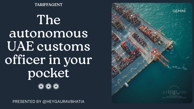 TariffAgent UAE Customs Compliance Agent