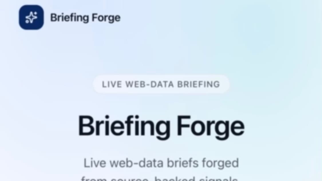 Briefing Forge