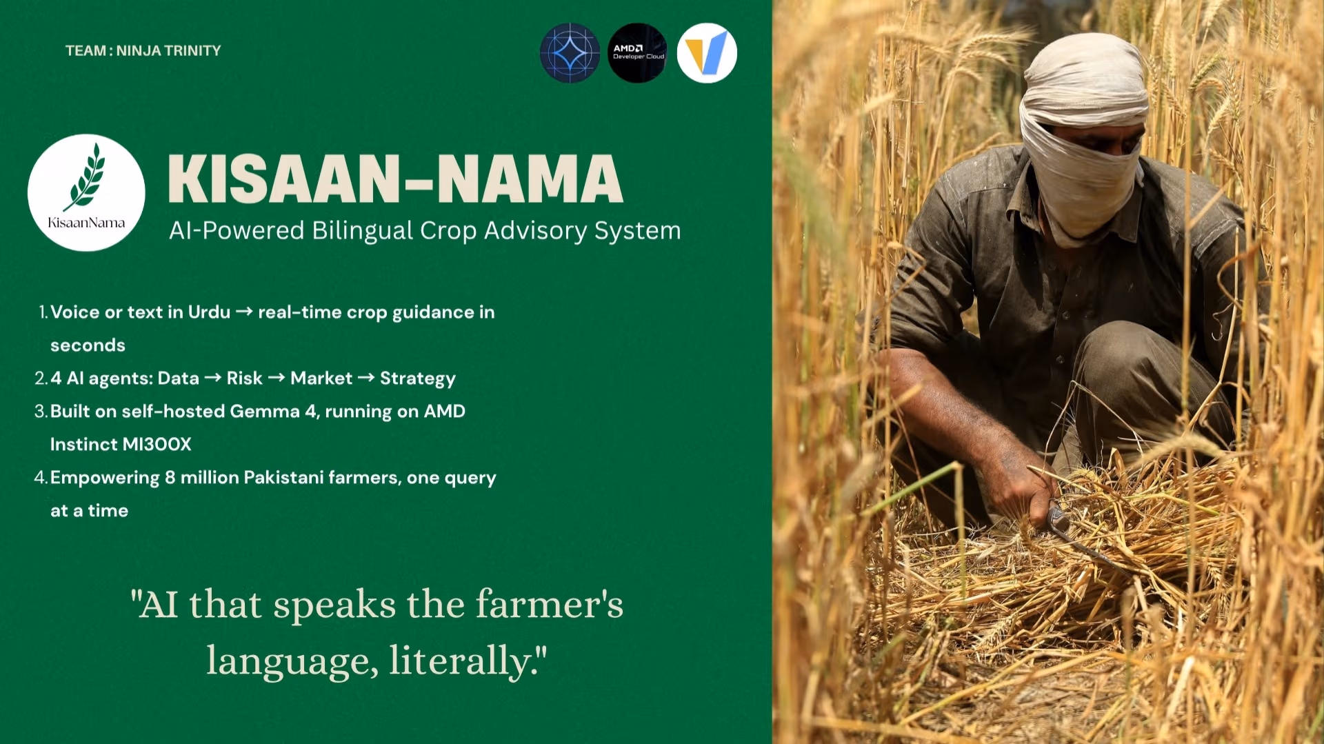 KisanNama—Multi-Agent AI Crop Advisor for Pakistan