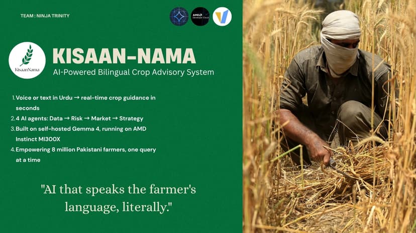 KisanNama—Multi-Agent AI Crop Advisor for Pakistan