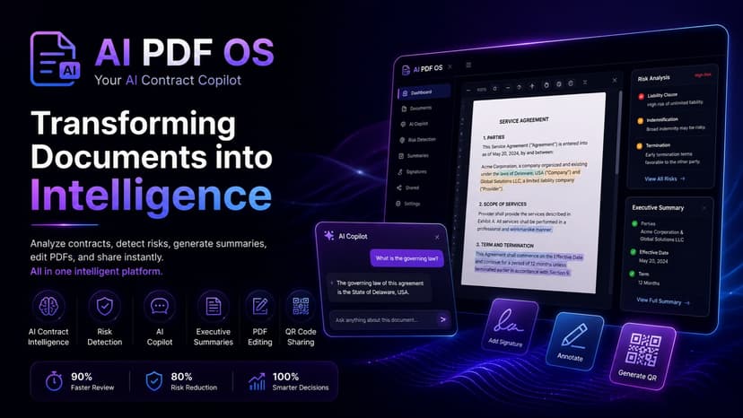 AI PDF OS: AI-Powered Document Intelligence