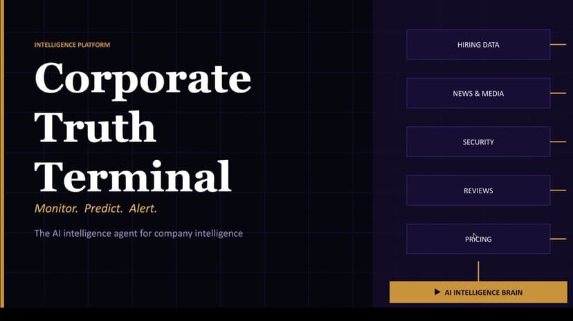 Corporate Truth Terminal