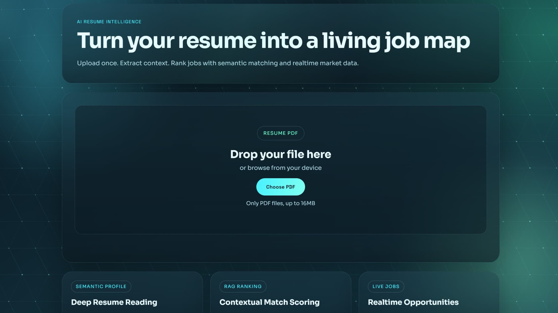 AI Resume Intelligence System