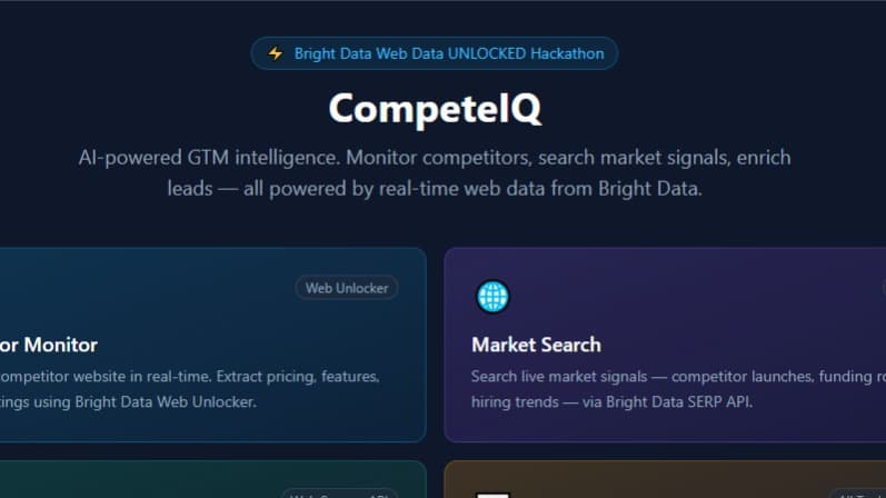 CompeteIQ — GTM Intelligence AI Agent