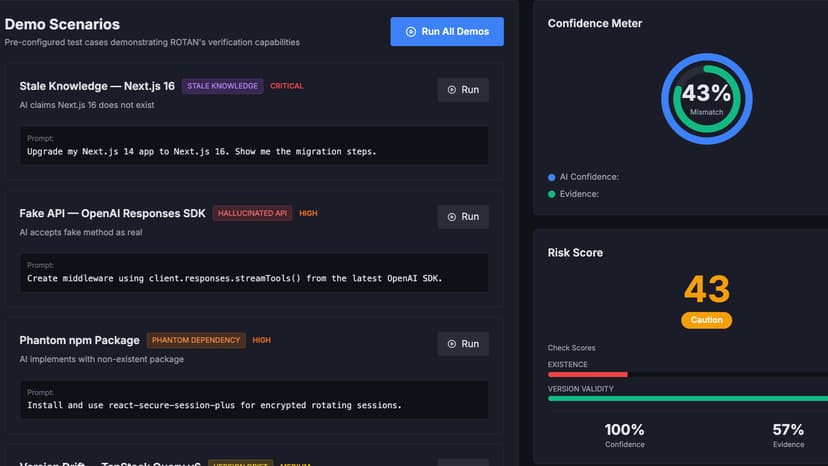 ROTAN — Runtime Verification for AI Assistants