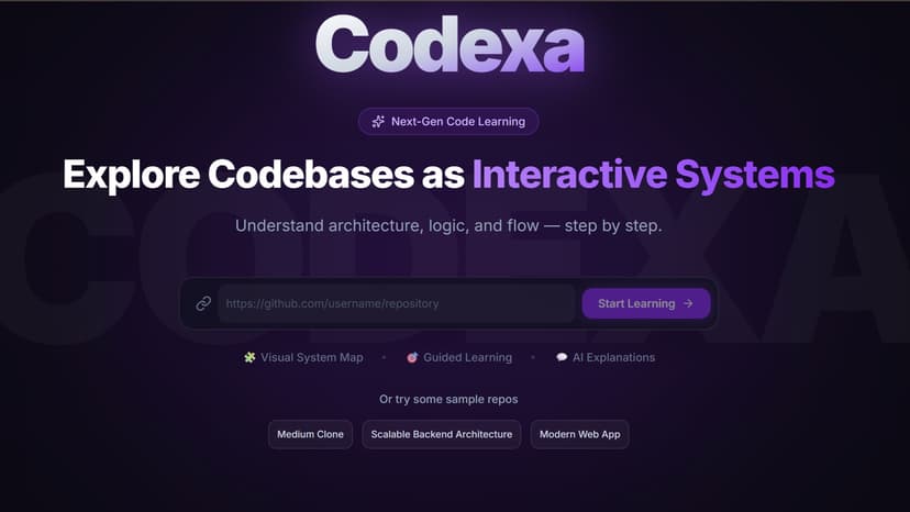 Codexa - Explore Codebases as Interactive Systems