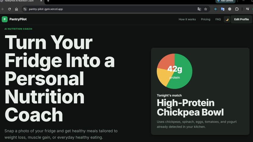 PantryPilot — AI Nutrition Coach