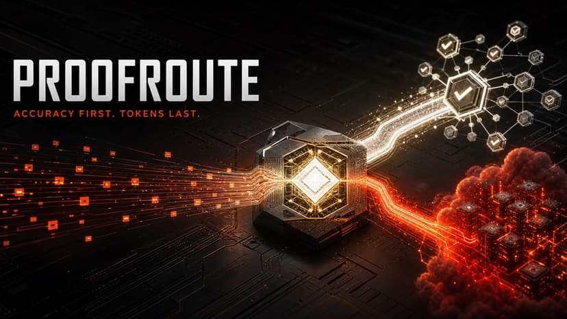 ProofRoute: Token-Efficient AI Agent