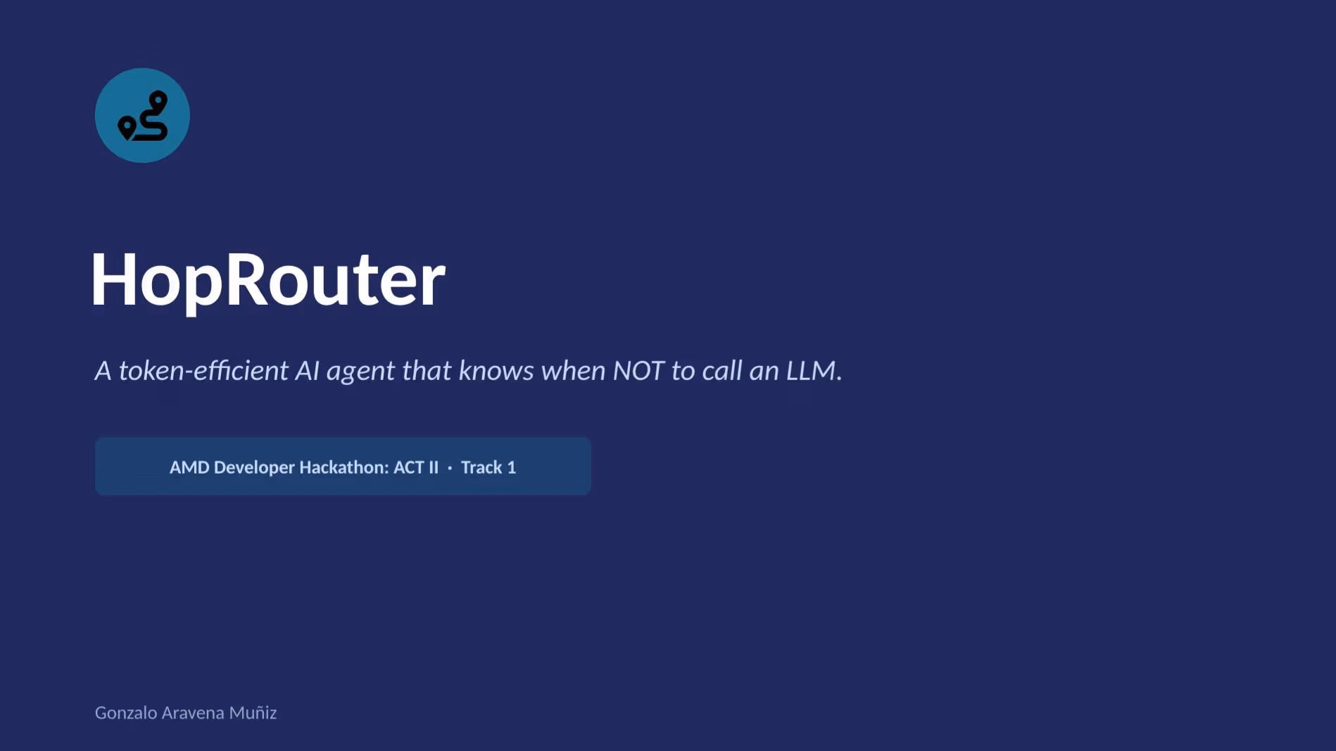 HopRouter: Smart Local/Remote AI Router